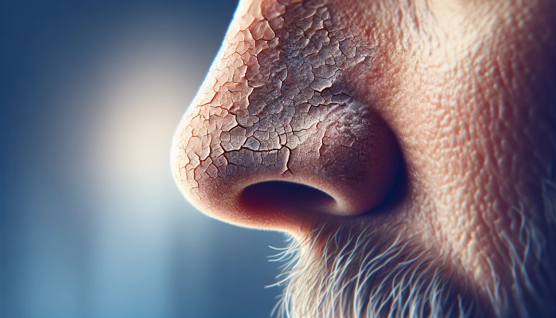 causas de la resequedad en la nariz