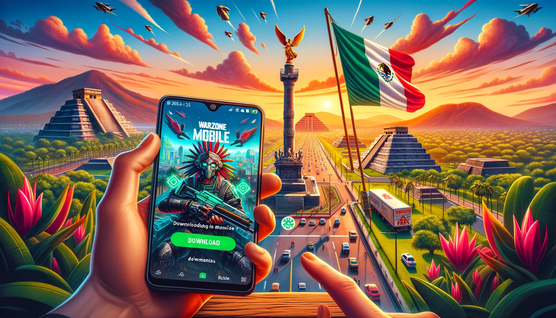 como descargar warzone mobile en mexico